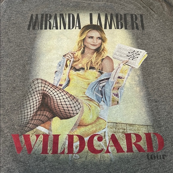 Miranda Lambert Other - Miranda Lambert Wildcard Tour Graphic TShirt Estimated Size Large